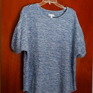Short Sleeve Sweater Top Size 1X